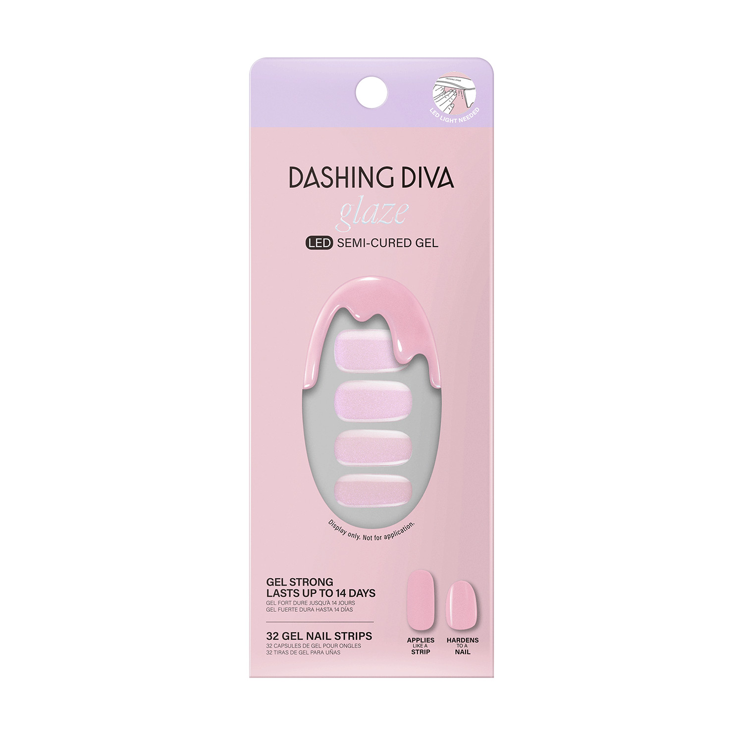 Dashing Diva Unicorn Glaze Gel Nail Polish Strips | Sally Beauty