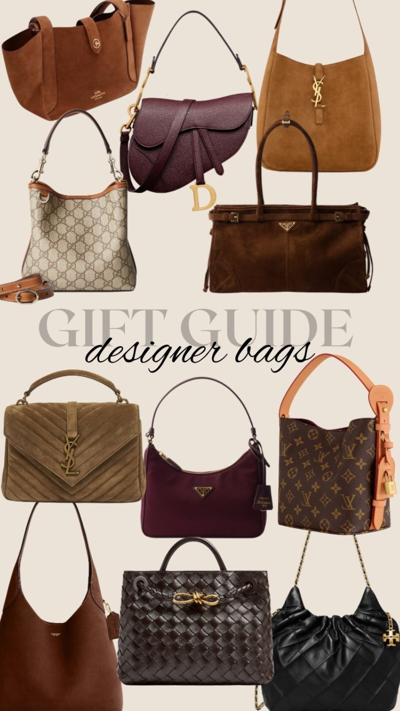 Top picks designer bags ✨ 

#giftguideforher #giftideasforher #giftsforher #trendybags #fallbags #saintlaurent #bottega #gucci #prada #nordstrombags #nordstromfinds #coach #toryburch #suedebags #trendingbags #luxurybags 

#LTKGiftGuide #LTKSeasonal #LTKItBag