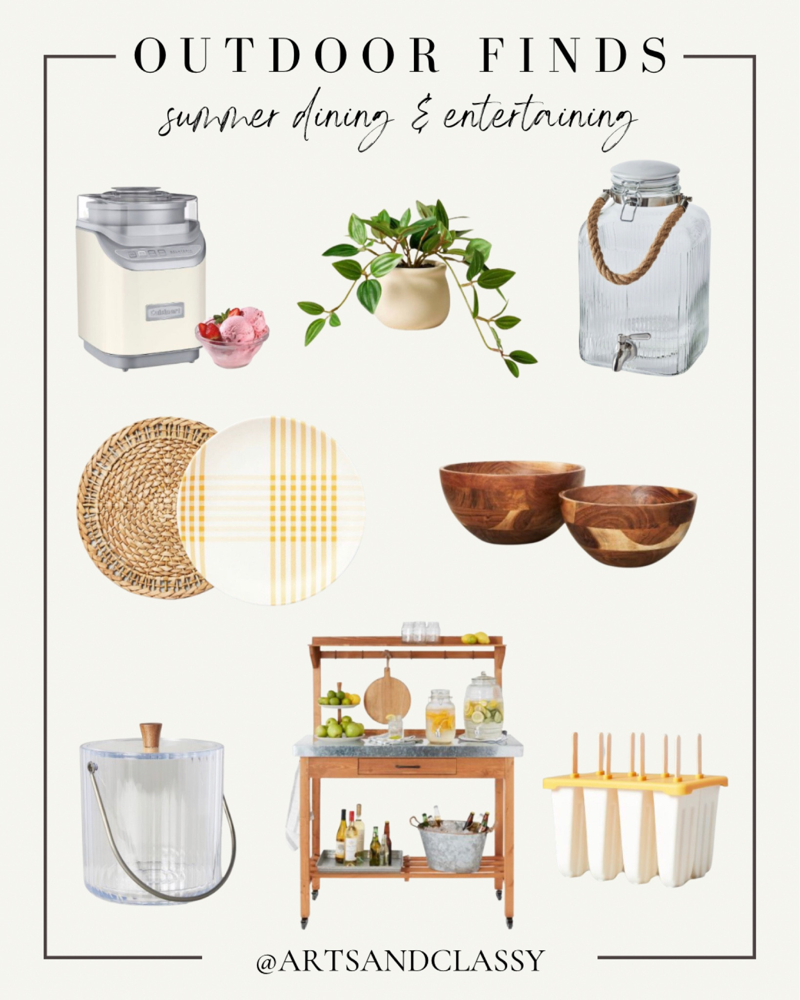 Entertain alfresco this Summer with these outdoor dining and entertaining finds! From patio kitchen decor to everything you need to serve with style and beat the heat!

#LTKSeasonal #LTKsalealert #LTKhome