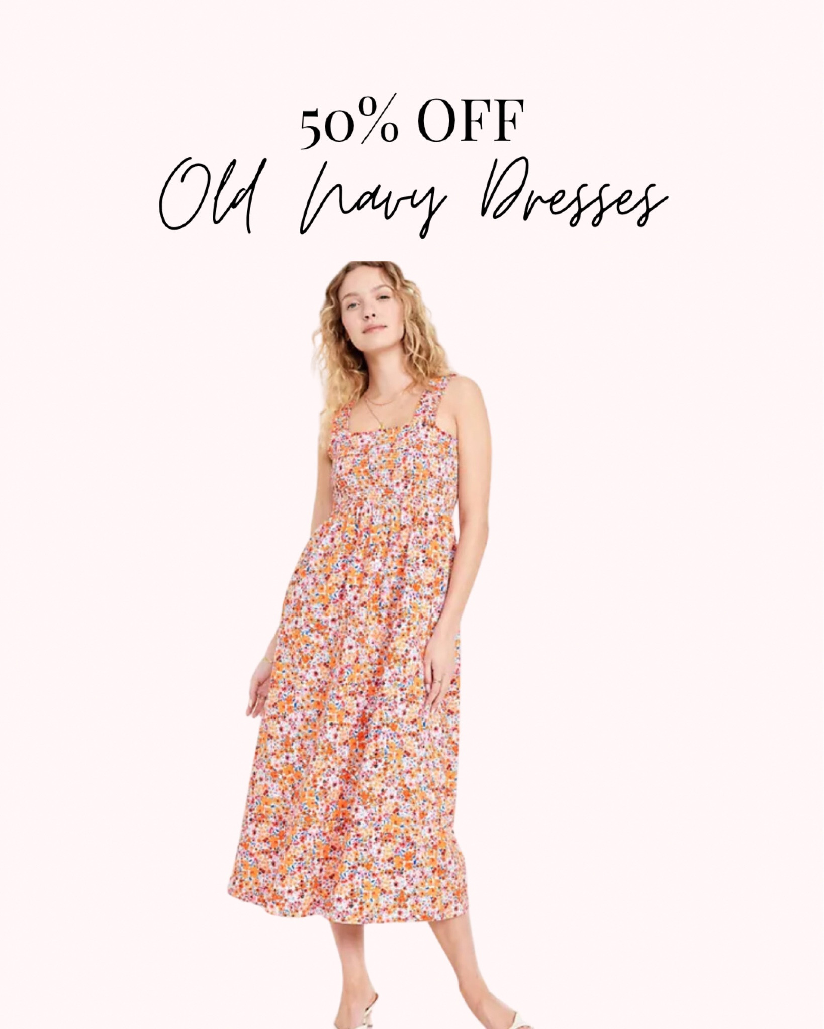 The cutest floral midi dress is on sale at Old Navy for 50% off! 

#LTKmidsize #LTKstyletip #LTKsalealert