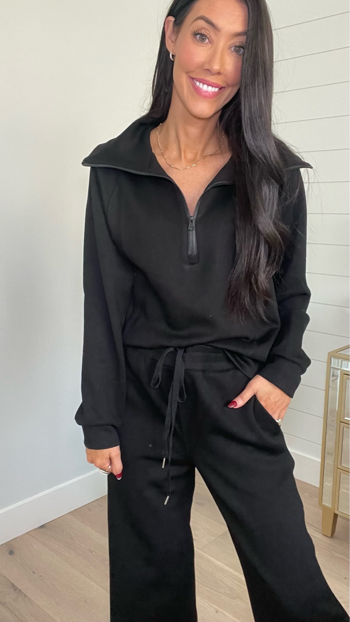 Amazon sets, black sets, lounge set, athletic sets, lululemon scuba dupe, lululemon inspired look, amazon sets 2024, half zip sweatshirt 

#LTKfindsunder50 #LTKstyletip #LTKSeasonal