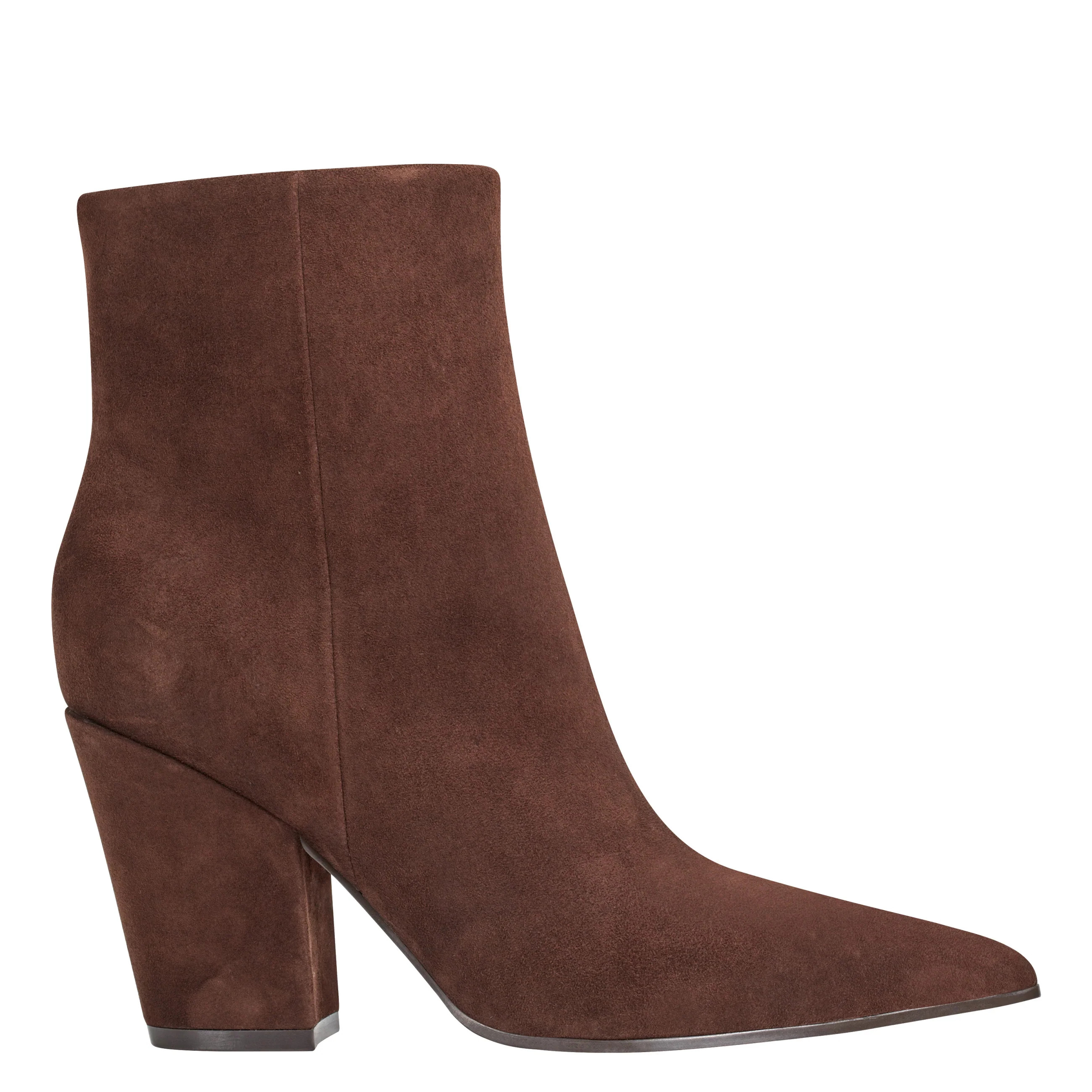 Elynna Block Heel Leather Bootie | Marc Fisher