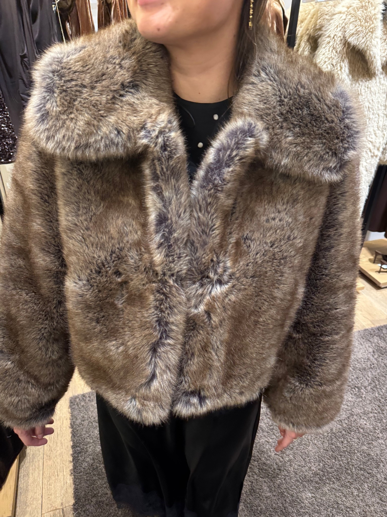 This fur is so nice. I’m in a medium and it’s 30%. Would be perfect for NYC winter 

#LTKHoliday #LTKSeasonal #LTKGiftGuide