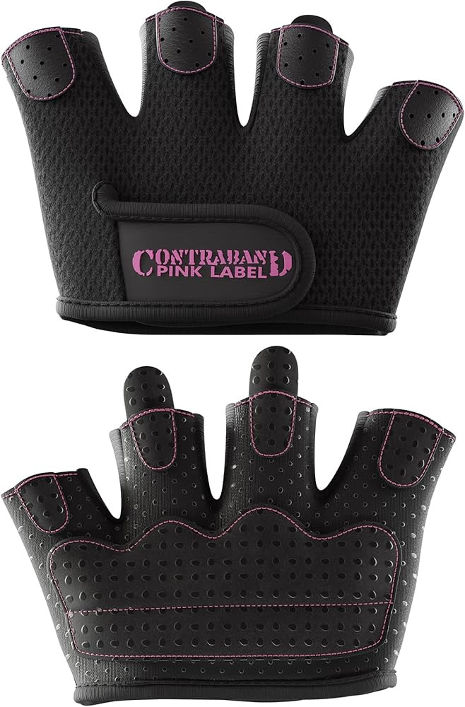 5537 Womens Micro Weight Lifting Gloves w/Grip-Lock Silicone Padding (Pair) - Minimalist Half Glo... | Amazon (US)