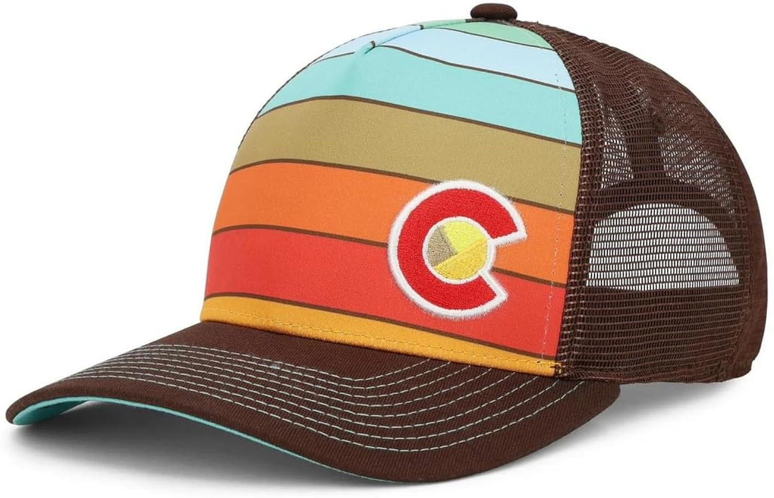 YoColorado Colorado Trucker Hat for Men & Women - Custom Wanderlust Fader Style Outdoor Caps, Adu... | Amazon (US)