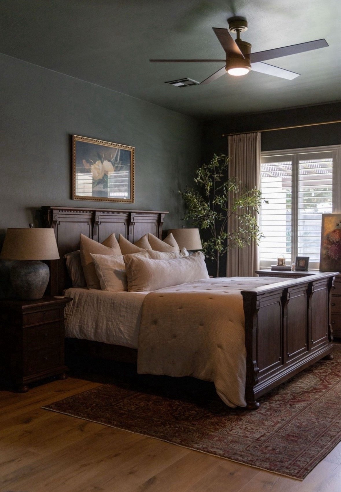 Southworth Interior Design’s Primary Suite Refresh

modern brass ceiling fan | bedroom lighting | luxury bedding | linen bedding | table lamp | bedroom art | faux olive tree | luxury interiors | color drenched bedroom | floral art | moody paint | moody bedroomm

#LTKFindsUnder100 #LTKSaleAlert #LTKHome