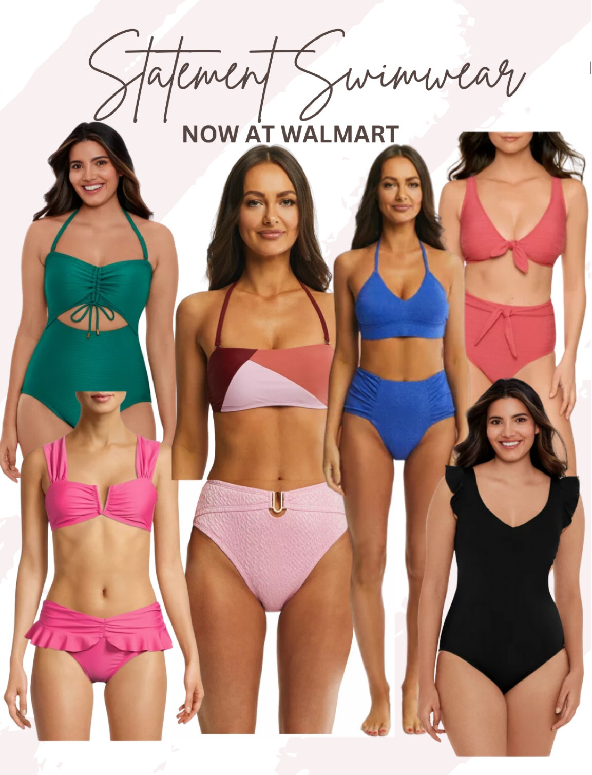 Cheap swimsuits from Walmart!!! #walmartpartner #walmart #walmartfashion @walmart @walmartfashion 

#LTKSeasonal #LTKunder50 #LTKswim