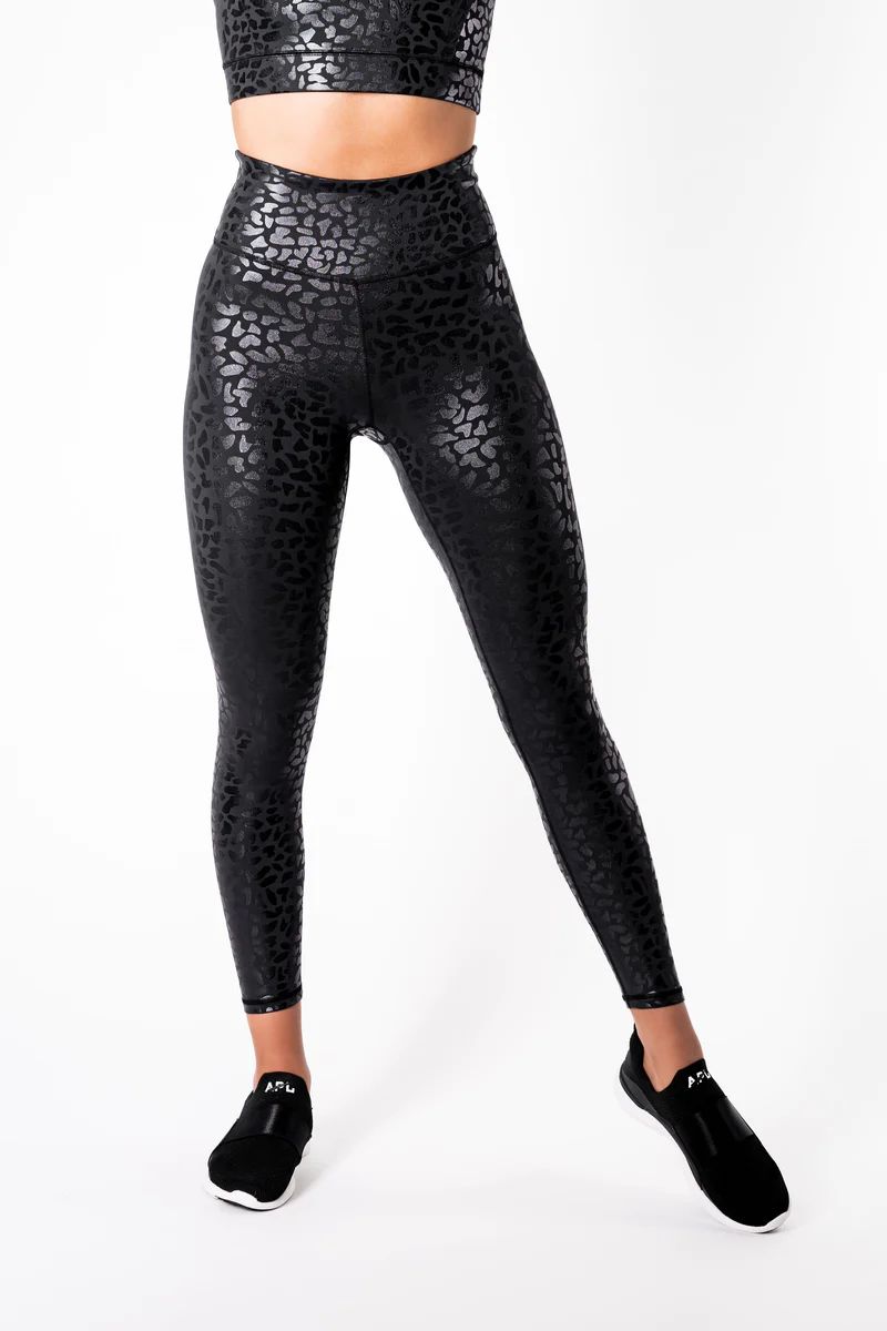 Chi Chi Active Legging - Shiny Black | IVL COLLECTIVE