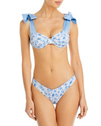 Lina Blu Flowers Bikini Top & Bikini Bottom - 150th Anniversary Exclusive | Bloomingdale's (US)