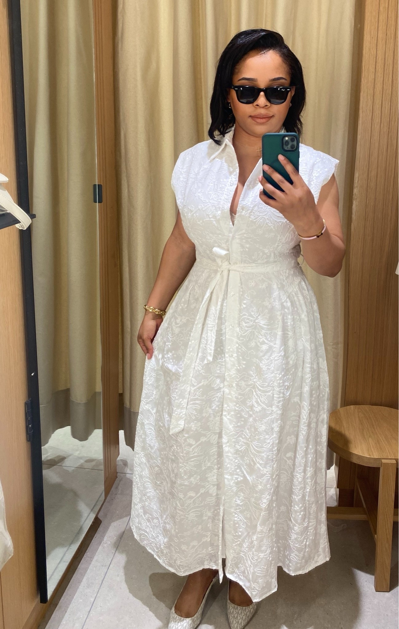 I’m in love with this Embroidered Belt Dress — the floral embroidered detailing, soft A-line silhouette, and midi length make it feel so timeless, elegant, and effortlessly chic. The 100% cotton fabric and lining make it lightweight, breathable, and perfect for warm weather days. The perfect feminine white dress for spring and summer 🤍✨.

Memorial Day Event: 30% off everything when spending $260 or more + free shipping! Use code: SALE30.

I especially love the shirt collar and nightgown-style belt because they give the dress such a polished yet relaxed feel. It’s the kind of piece you can wear to brunch, church, vacation, garden parties, or any moment you want to feel classy and feminine with minimal effort.

For size reference, I’m wearing a US Large in white 🤍

If you’re looking for a versatile cotton midi dress that feels elevated, comfortable, and timeless all at once, this is definitely one to add to your wardrobe before it sells out ✨

Shop the Embroidered Belt Dress now on my LTK 🤍

#LTKStyle #WhiteDress #SummerFashion #SpringStyle #CottonDress #MidiDress #FeminineStyle #ElegantStyle #VacationStyle #MinimalFashion

#LTKootd #LTKgrwm