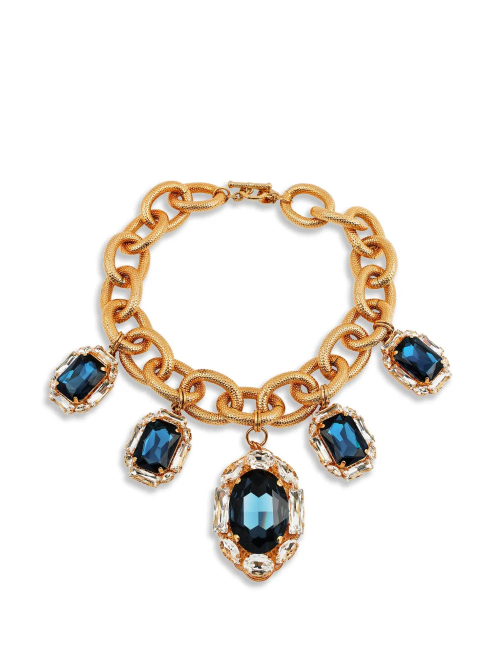 Anton HeunisMedusa crystal-embellished chunky-link necklace | Farfetch Global