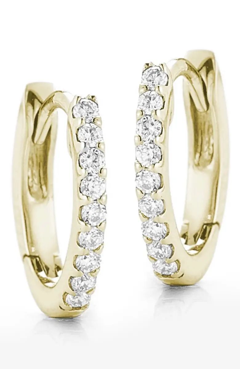 Dana Rebecca Designs Diamond Huggie Hoop Earrings | Nordstrom | Nordstrom