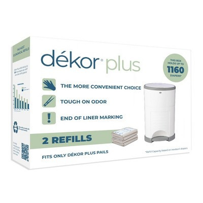 Dekor Plus Diaper Pail Refills - 2pk | Target