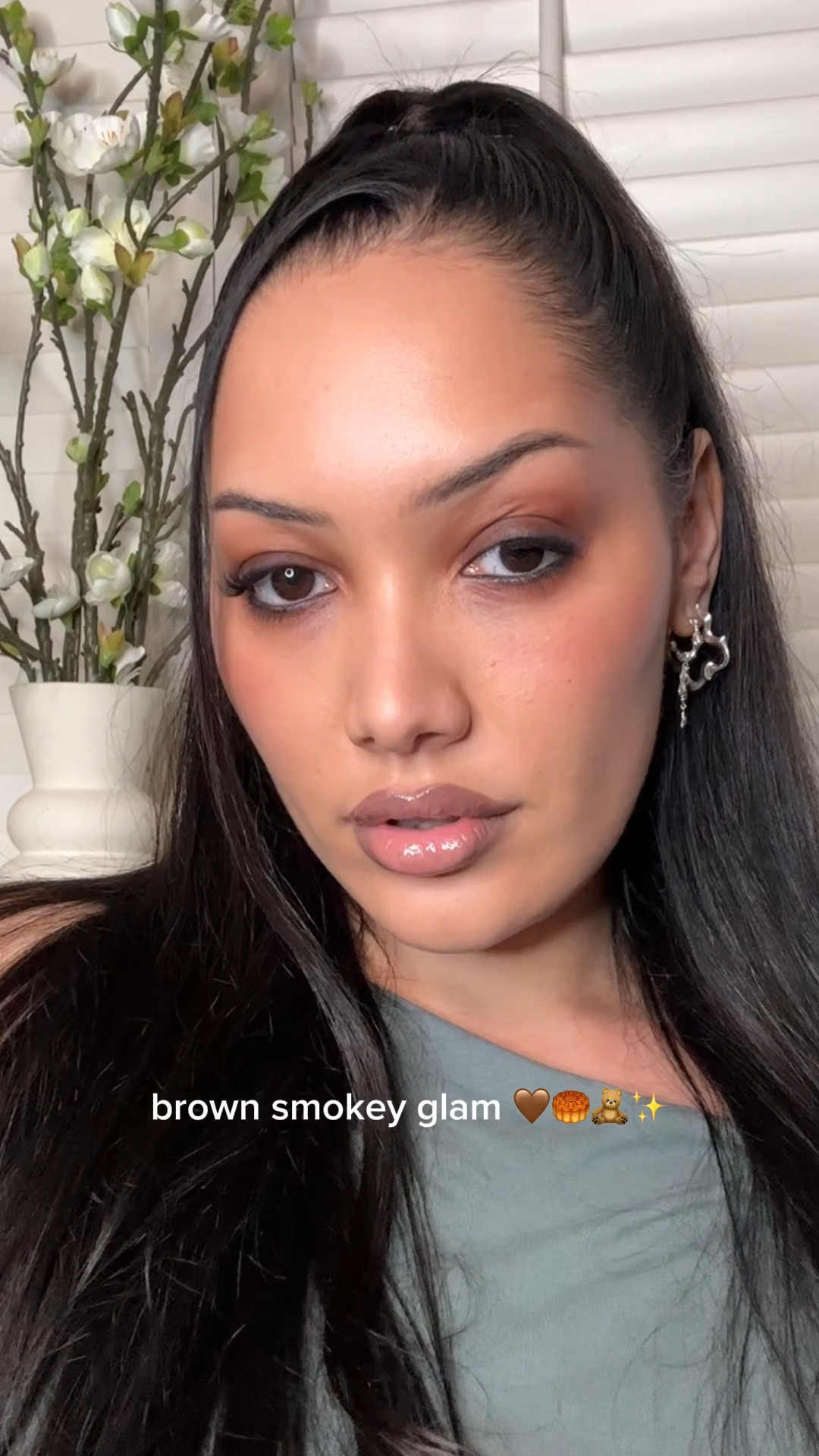 brown smokey glam 🧸🤎🥮✨
