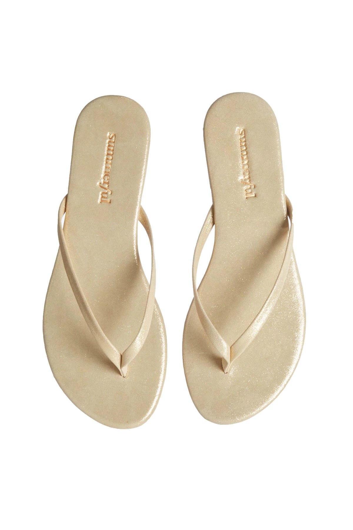 Metallic Thong Flip Flops | Everything But Water