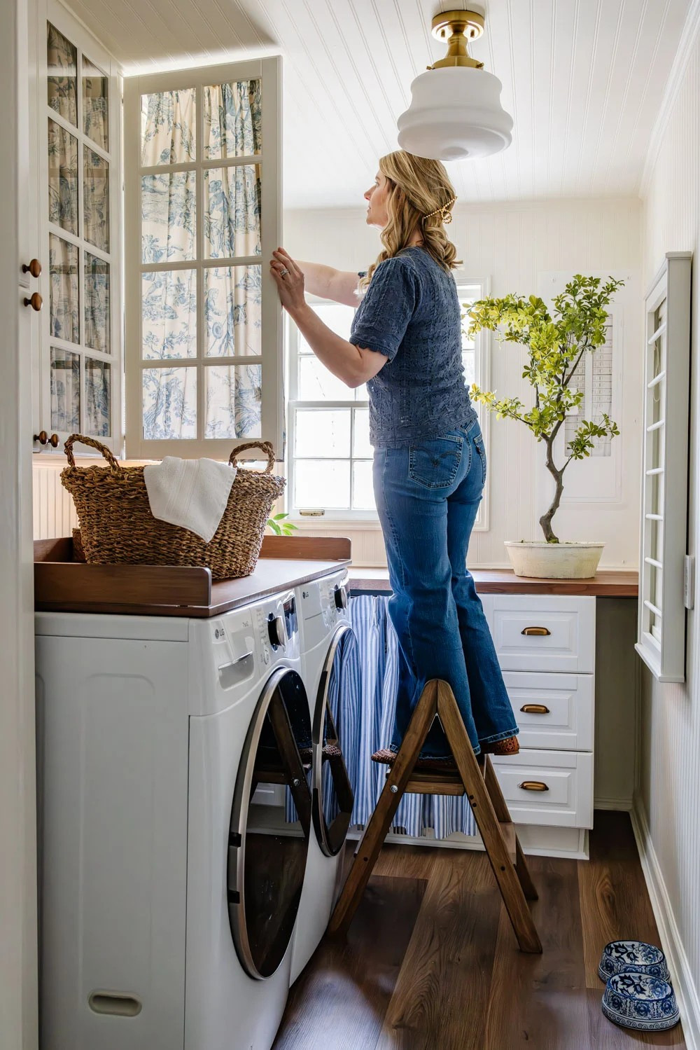 Still loving our laundry room storage & this cute step stool!  

 

#LTKdayinmylife #LTKHome