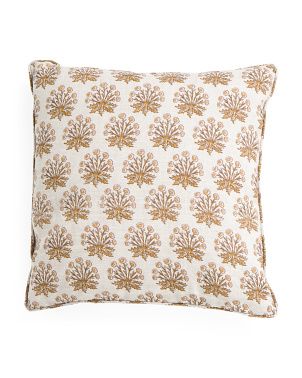 20x20 Linen Floral Print Pillow | The Global Decor Shop | Marshalls | Marshalls
