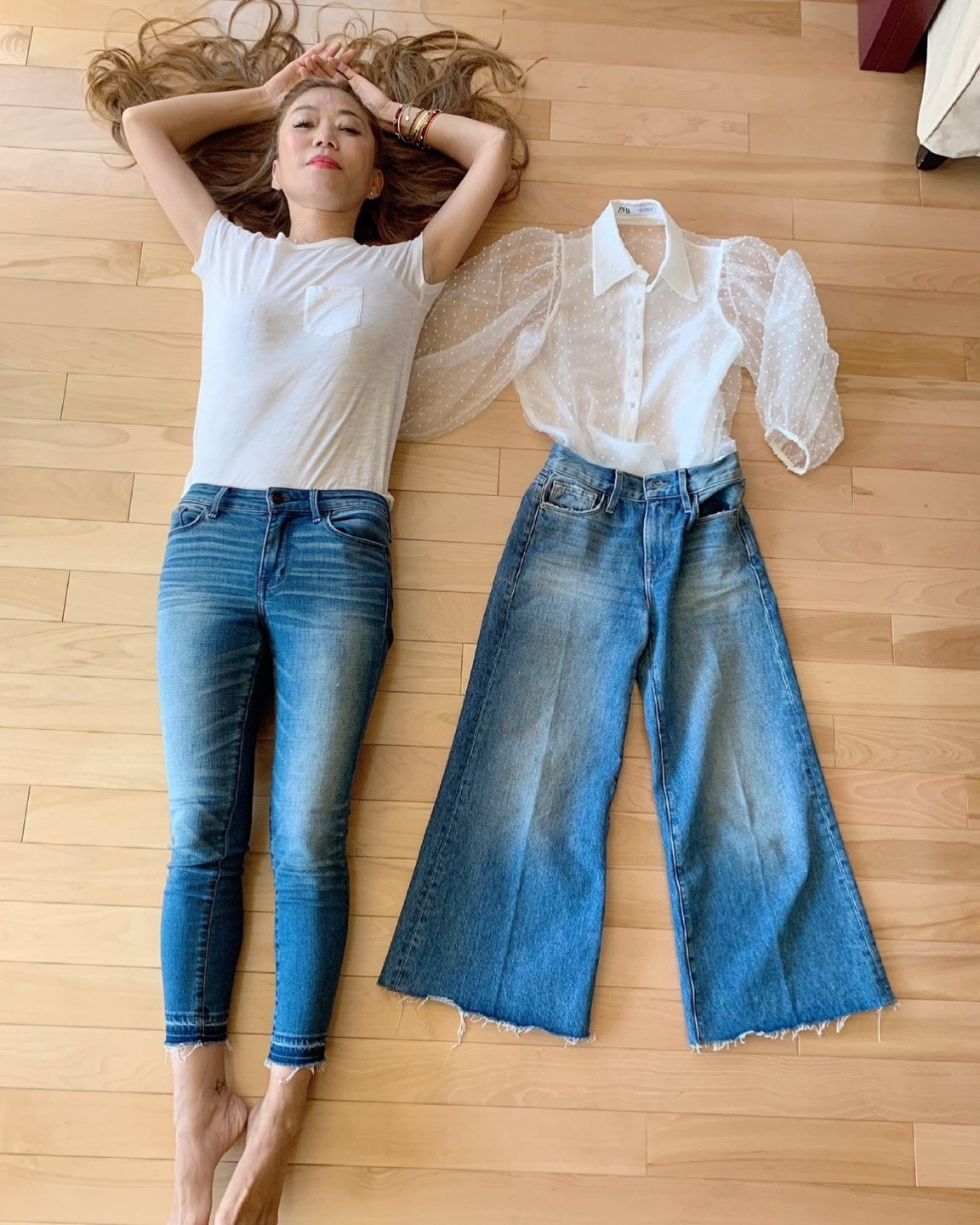 Skinny or wide leg. Jeans and white tops make a timeless style 😍👖 #jeans 

#LTKootd #LTKSaleAlert