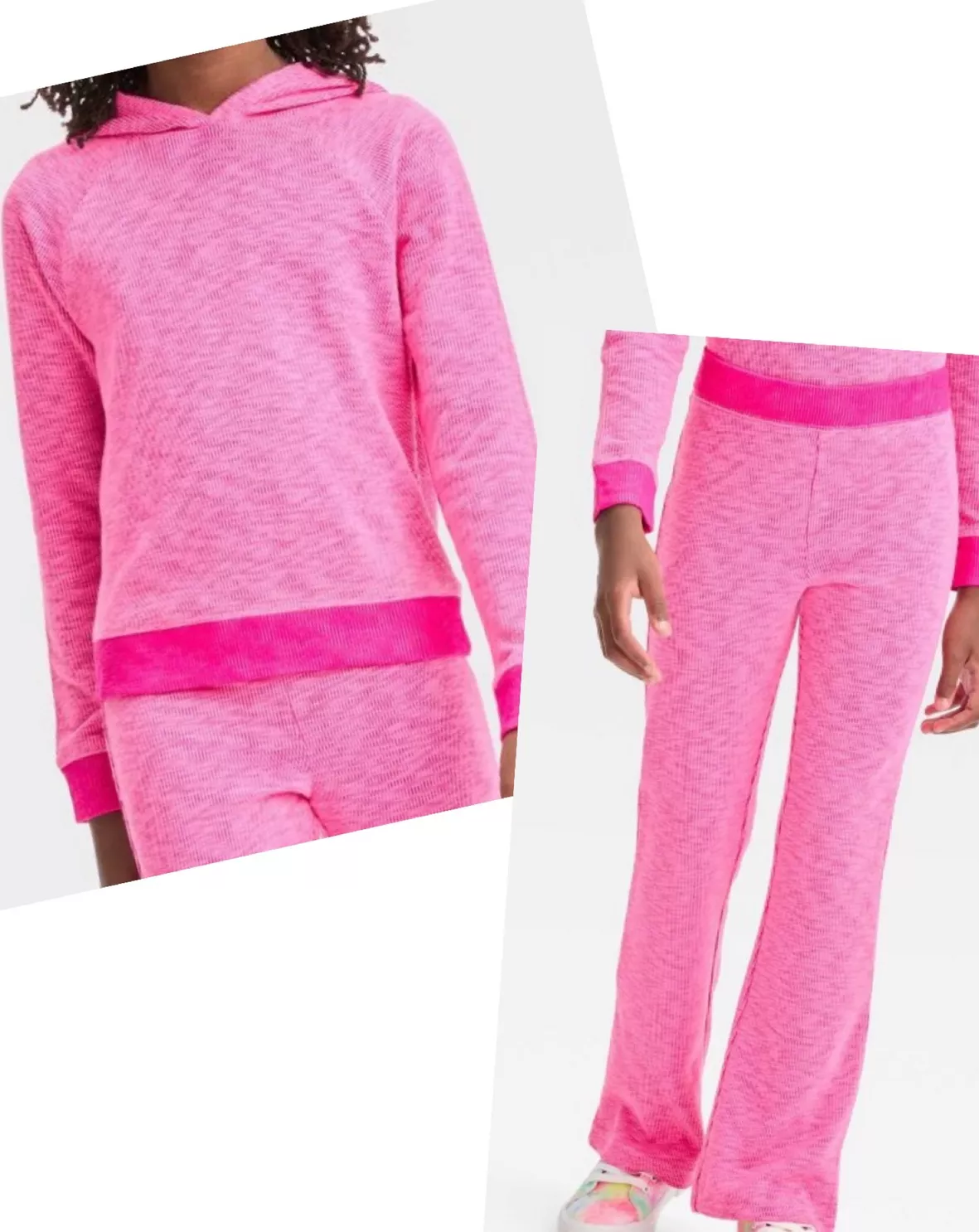Girls' Cozy Ribbed Flare Pants- … curated on LTK