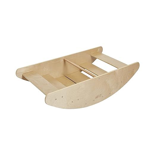 ECR4Kids Rocking Boat and Steps, Play Center, Natural | Amazon (US)