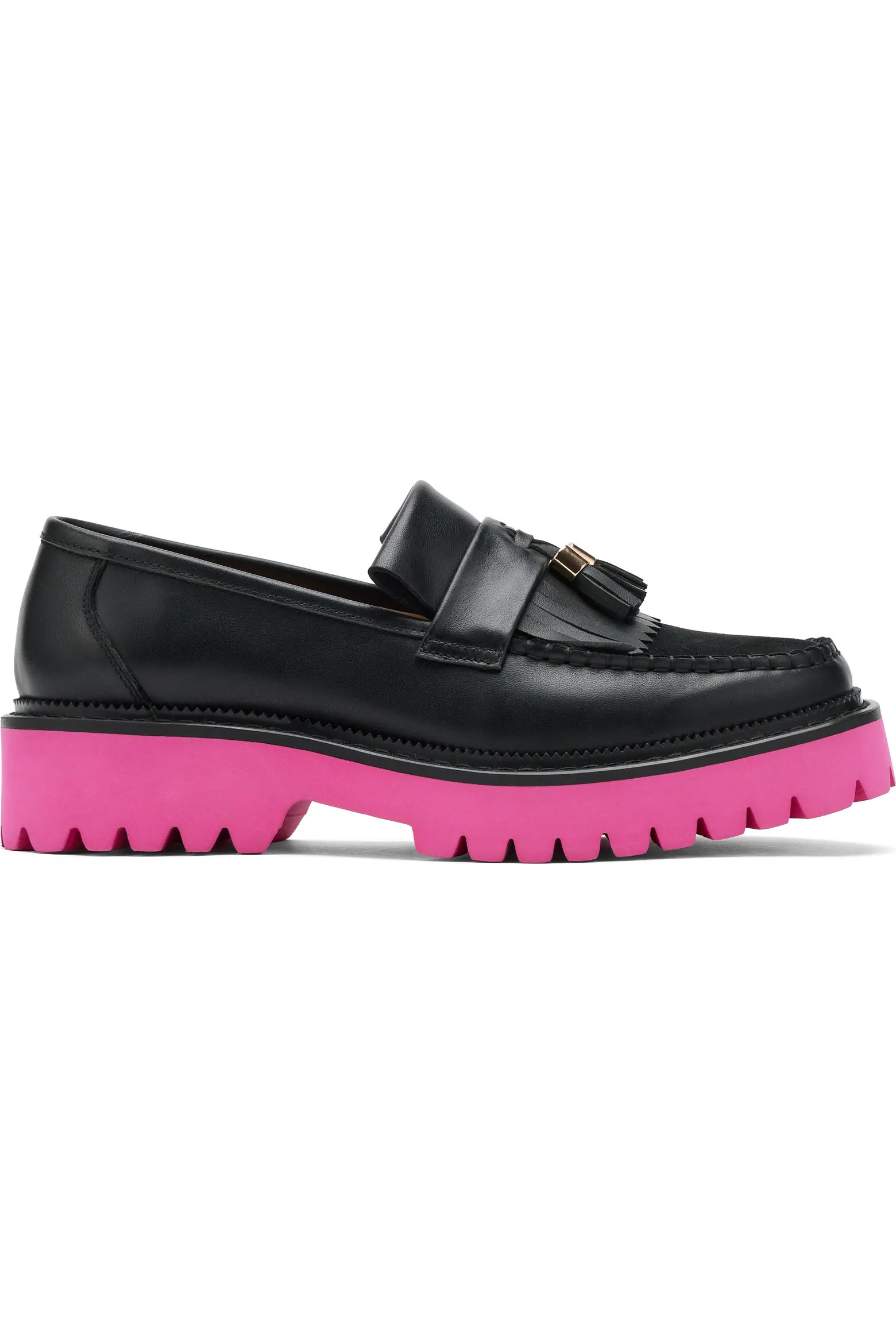 MARC NOLAN Ms. Journey Leather Lug Tassel Loafer (Women) | Nordstrom | Nordstrom