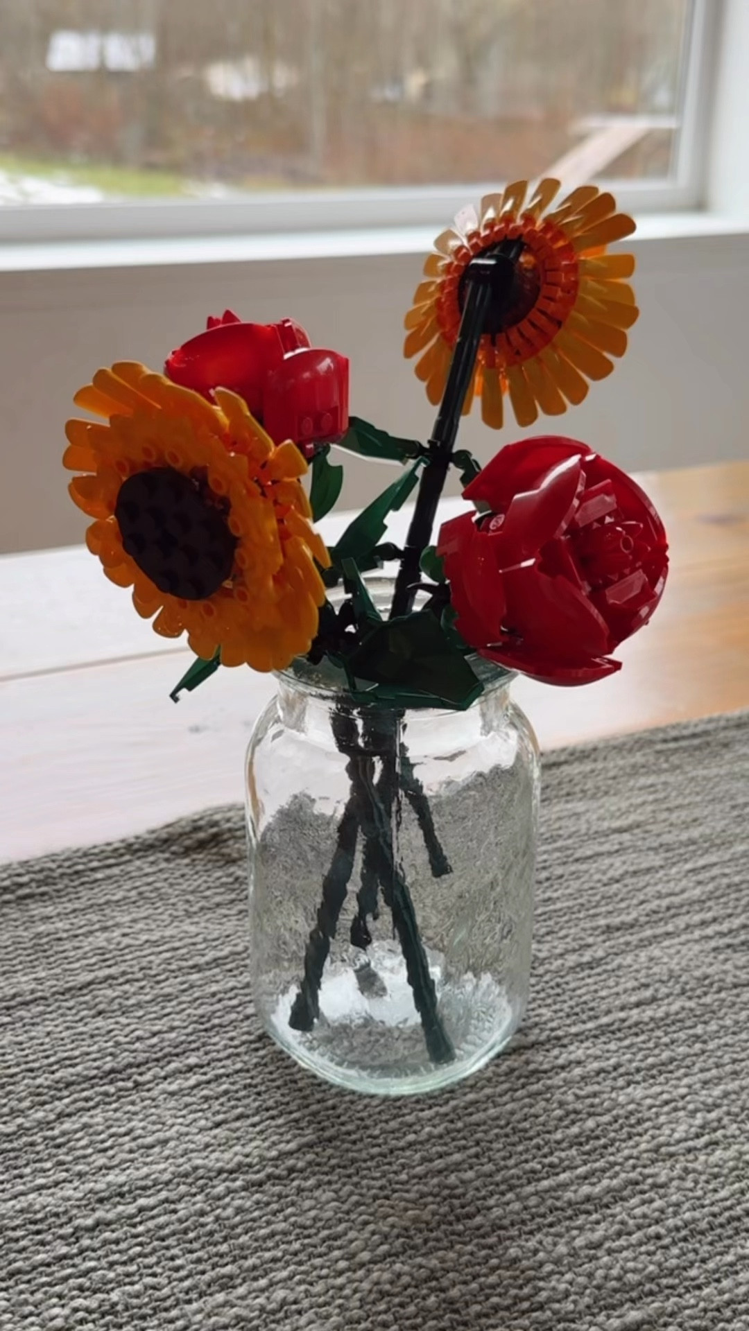 My girls made these Lego flowers awhile ago and I just love having them on display! 🌻🌹
#legos #flowers #rose #sunflower #kids #toys 

#LTKFamily #LTKKids #LTKHome