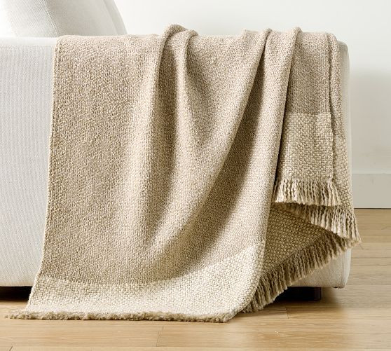 Lemuel Woven Knit Throw | Pottery Barn (US)