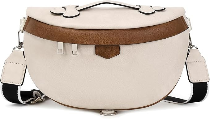 Eslcorri Crossbody Bags for Women - Fashion Sling Purse Shoulder Bag Fanny Pack Leather Causal Ch... | Amazon (US)