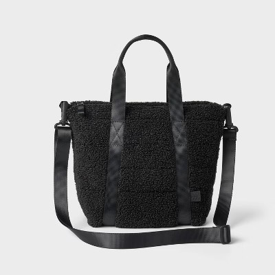 Faux Shearling Mini Tote Bag - All in Motion™ | Target