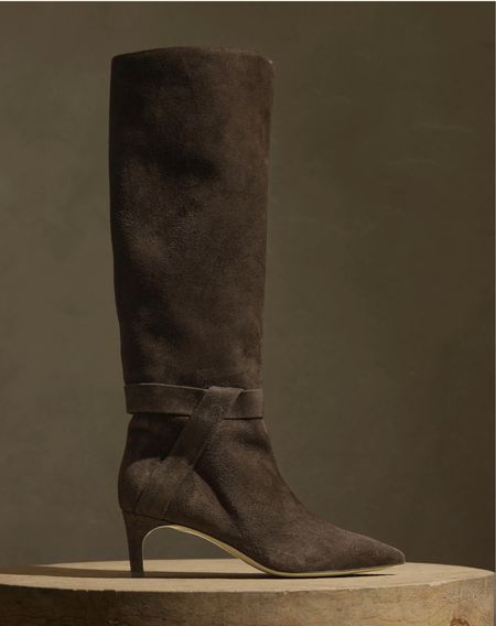 These gorgeous tall suede boots are perfect for the fall!  They run small so I would size up 1/2 a size.  They come in two beautiful colors and they are on sale now!

#LTKshoecrush #LTKBacktoSchool #LTKSeasonal