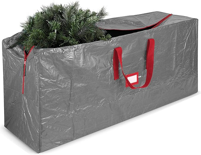 Large Christmas Tree Storage Bag - Fits Up to 9 ft Tall Holiday Artificial Disassembled Trees wit... | Amazon (US)