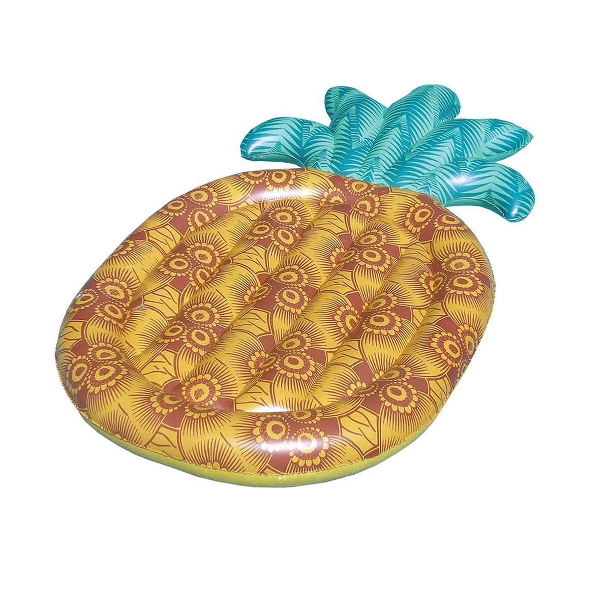 Swimline Giant Inflatable Unique Print Tropical Pineapple Pool Float | 90649 | Target