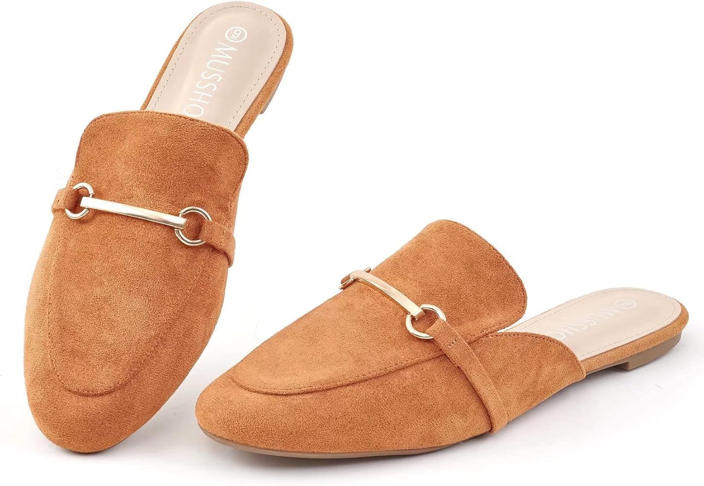 Amazon.com | MUSSHOE Women Mules Comfortable Slip On Mules for Women Flats | Mules & Clogs | Amazon (US)