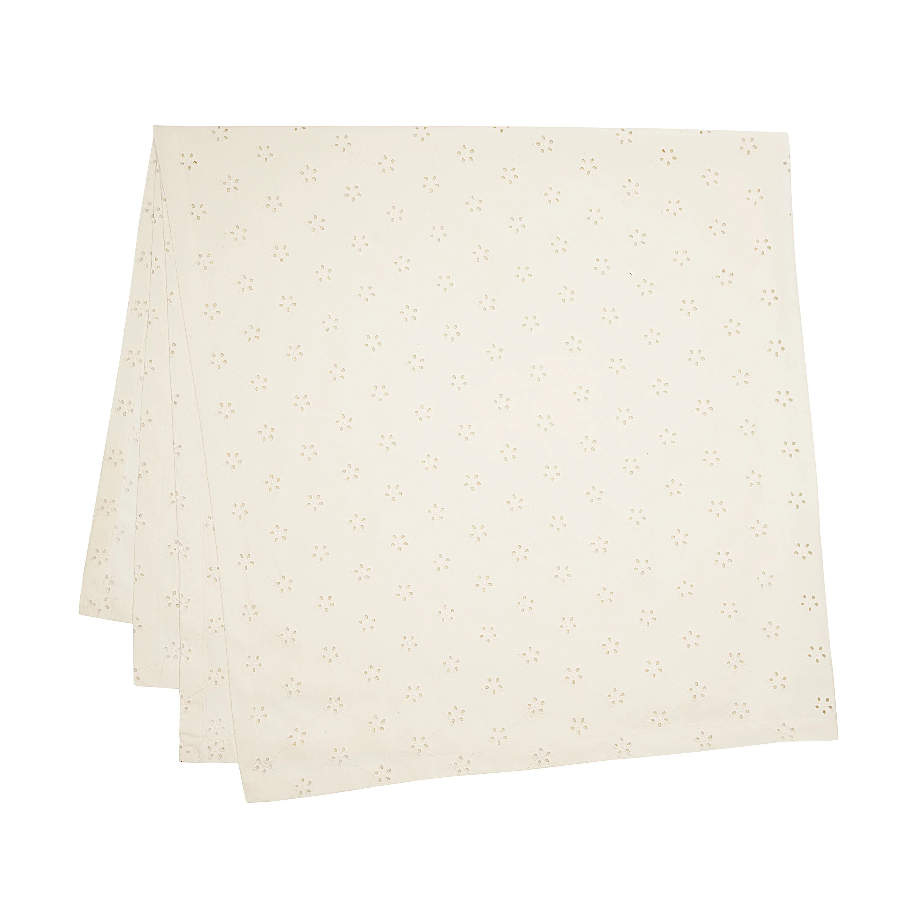 The Pioneer Woman Eyelet Fabric Table Throw, 50" x 50" | Walmart (US)