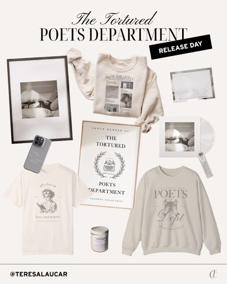 The Tortured Poets Department release day is here! A few cute TTPD things to celebrate ✨