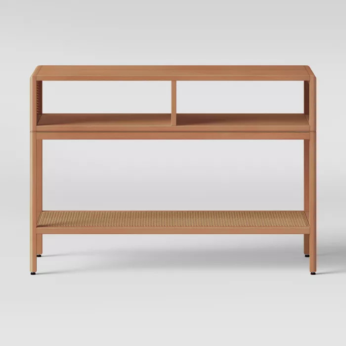 Minsmere Caned Console Table Natural Brown - Opalhouse™ | Target