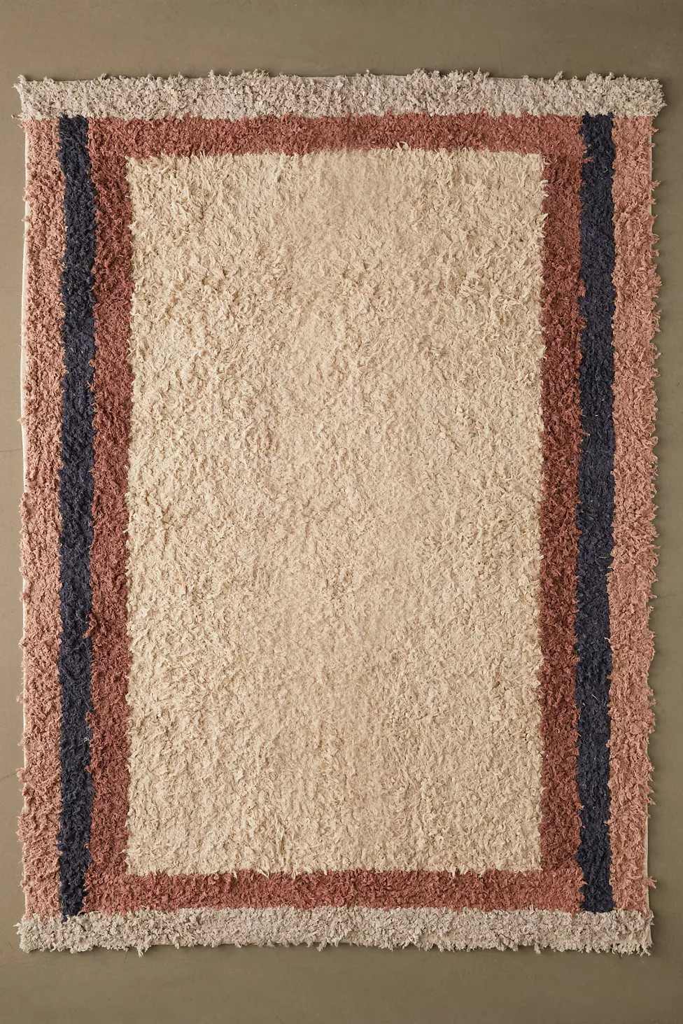 Keoni Border Super Shaggy Rug | Urban Outfitters (US and RoW)