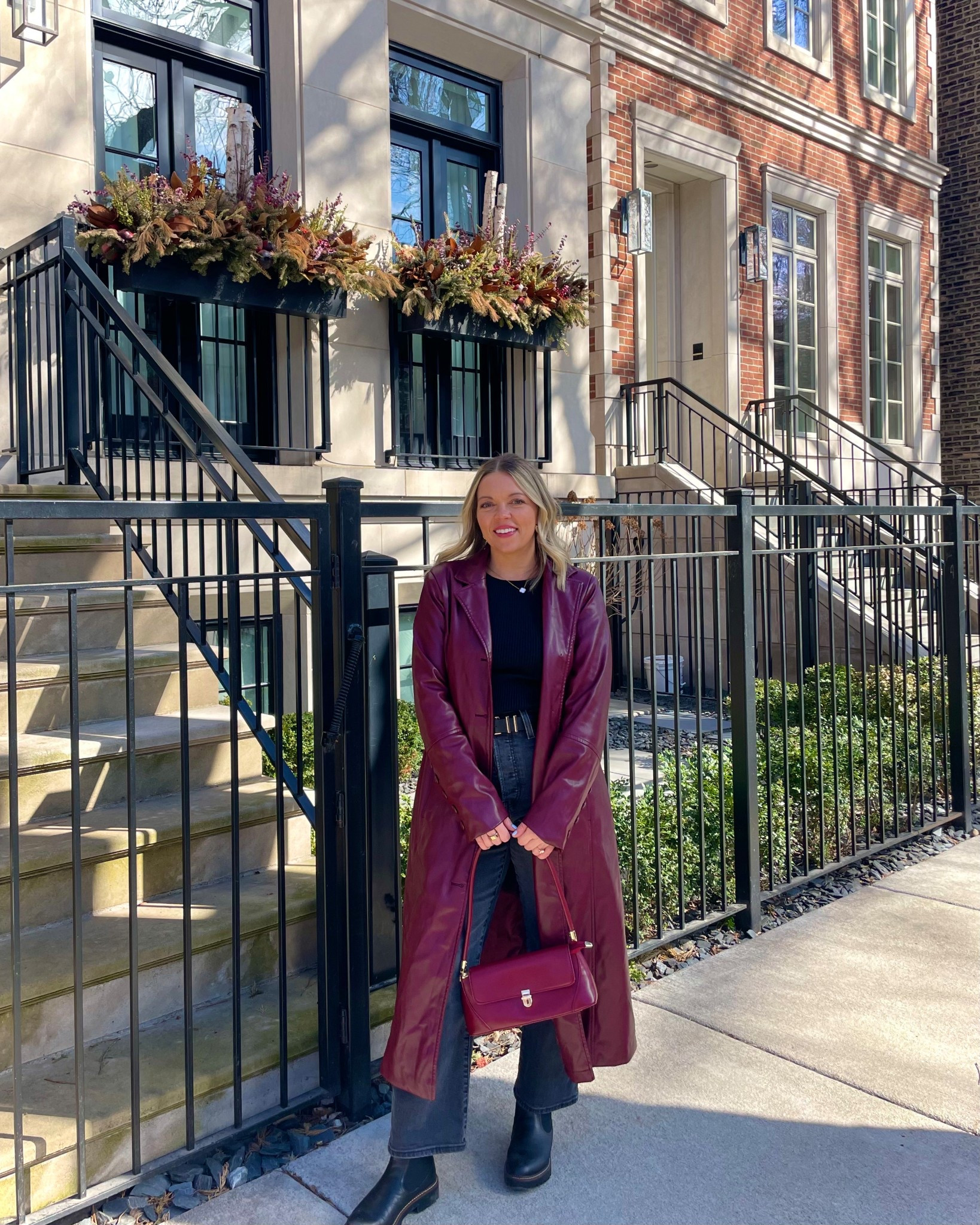 Yesterday’s outfit - all linked items are from Amazon. Purse is only $17 and comes in a lot of different colors 🤩 Coat is rented from Nuuly. 

#LTKFindsUnder50