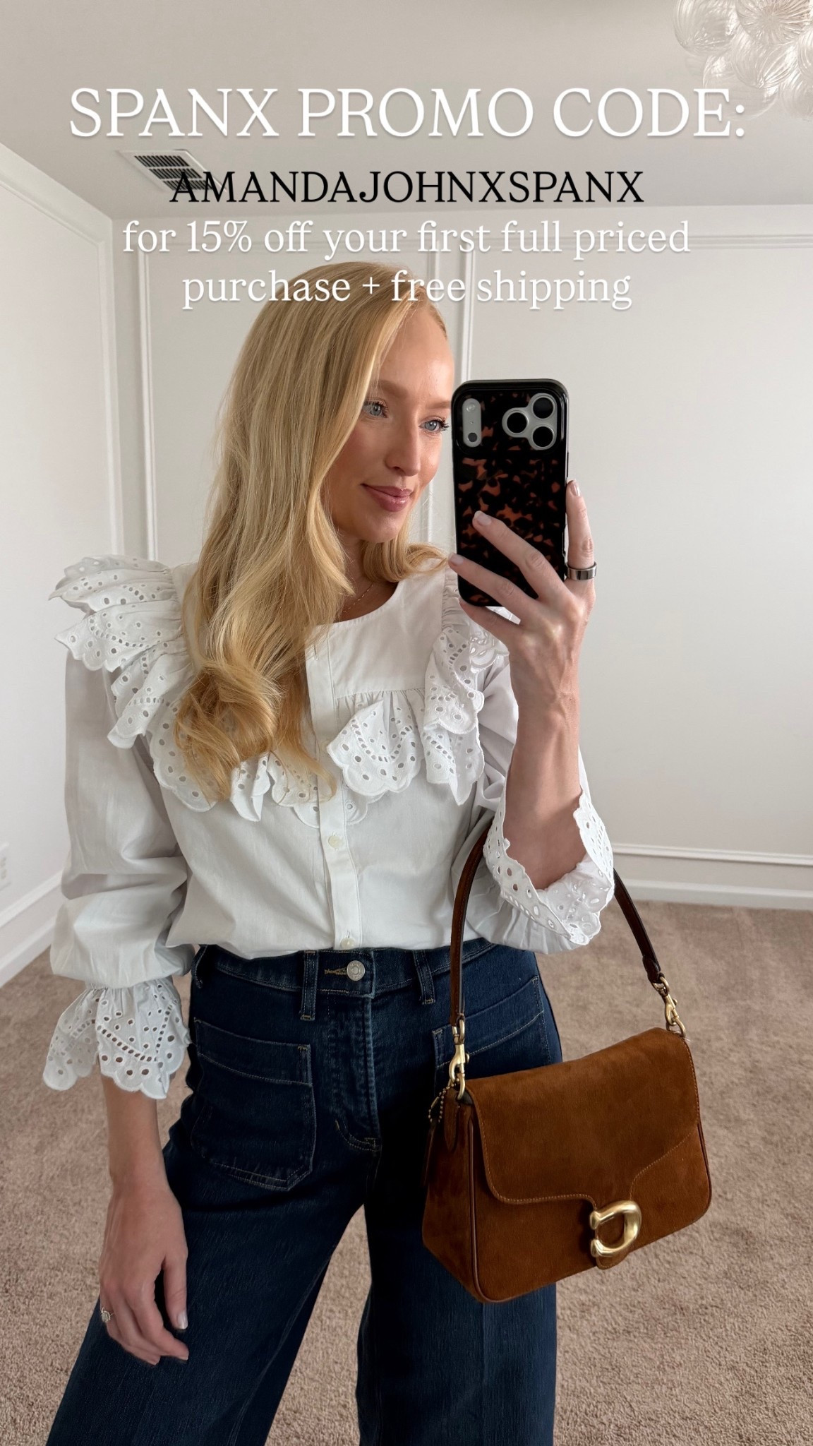 Rounding up my spanx favorites and must haves! If you buy anything for your fall wardrobe - make it a pair of their jeans and the both boost leggings! I size up in the leggings :) 

@spanx #spanxpartner :) 

Use code AMANDAJOHNXSPANX FOR 15% off your first purchase 

#LTKSeasonal