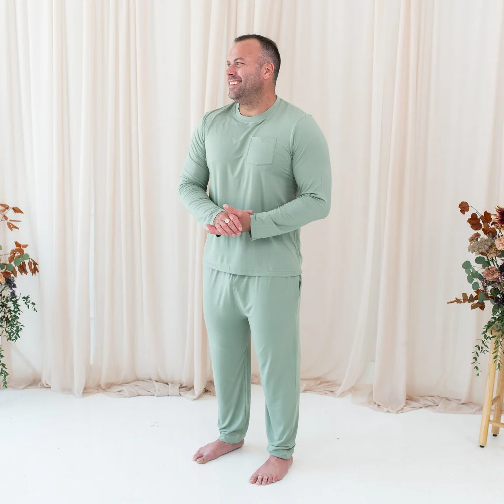 Men's Jogger Set in Thyme | Kyte Baby