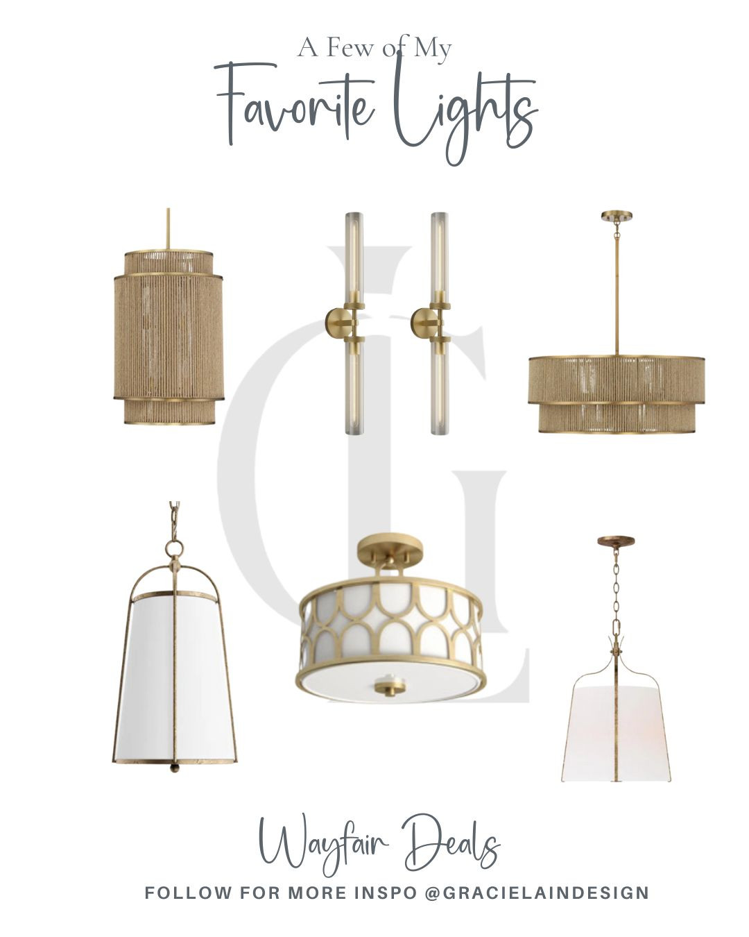 ✨ Wayfair Deals You Can’t Miss! ✨
From statement pendants to timeless sconces, I’ve rounded up my favorite transitional lighting finds perfect for elevating your living room, kitchen, dining, or bathroom—all on major sale right now at Wayfair. 🙌💡

These pieces blend effortlessly into both modern and classic homes, adding warmth, style, and just the right amount of glow.

🛒 Tap to shop my top picks and snag these deals before they’re gone!

Need help choosing the perfect lighting for your space? I offer 1-on-1 design support through Gracie Lain Design—from layout tips to curated selections made just for you.

📩 DM or visit the link in bio to get started!

#Wayfair #LightingDeals #TransitionalLighting #HomeInspo #InteriorDesign #GracieLainDesign #LTKHome #DesignerPicks #GracefullyInDesign #LivingRoomLighting #KitchenLighting #DiningRoomLighting #BathroomLighting #HomeGlowUp 

 #LTKSummerEdit #LTKHome #LTKStyleTip 

 #LTKSummerEdit #LTKHome #LTKStyleTip