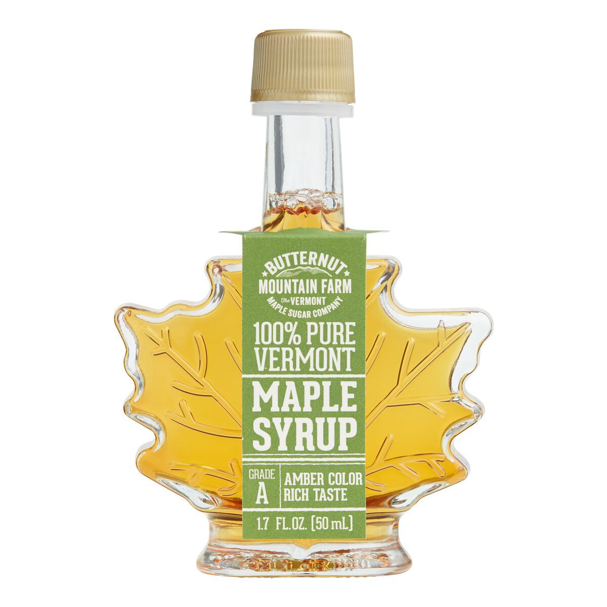 Mini Butternut Mountain Farm Maple Leaf Syrup by World Market | World Market
