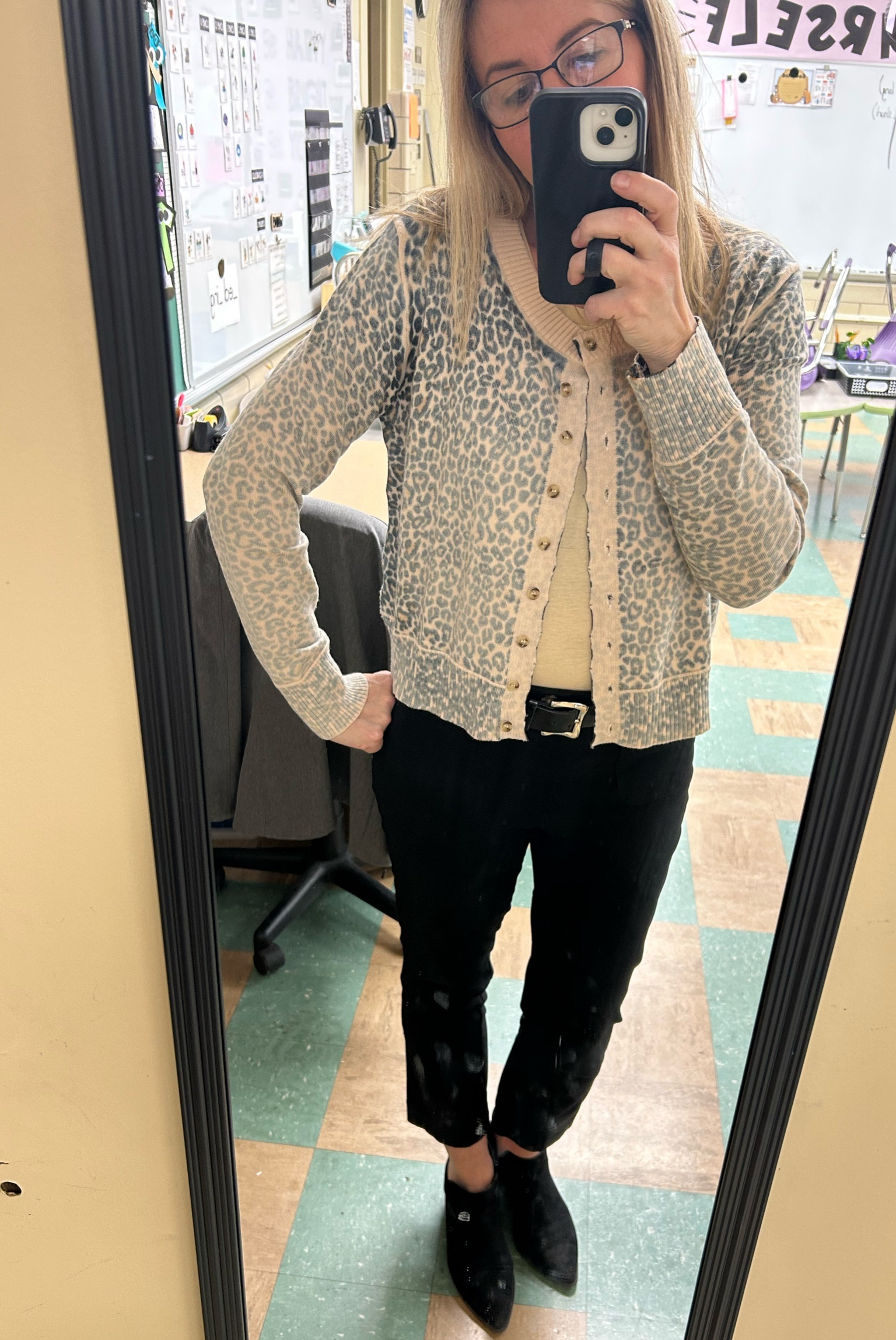 Casual workwear or weekend look #teacher #leopard #workwearstyle 

#LTKStyleTip #LTKWorkwear #LTKFindsUnder50