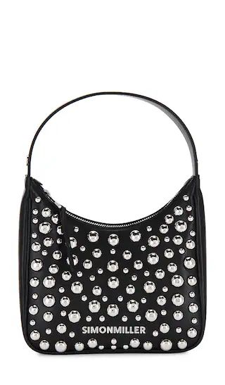 Studded Snap Bag in Black & Silver | Revolve Clothing (Global)