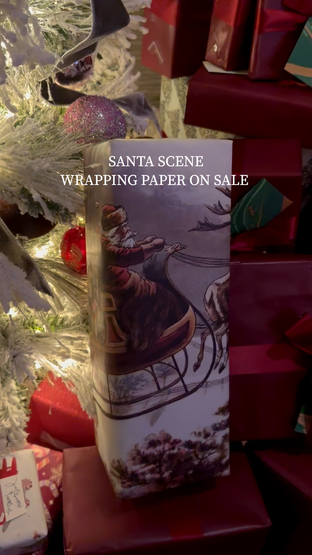 Santa scene wrapping paper on sale! Christmas decor, Christmas wrapping, Christmas 2025

#LTKSeasonal #LTKParties