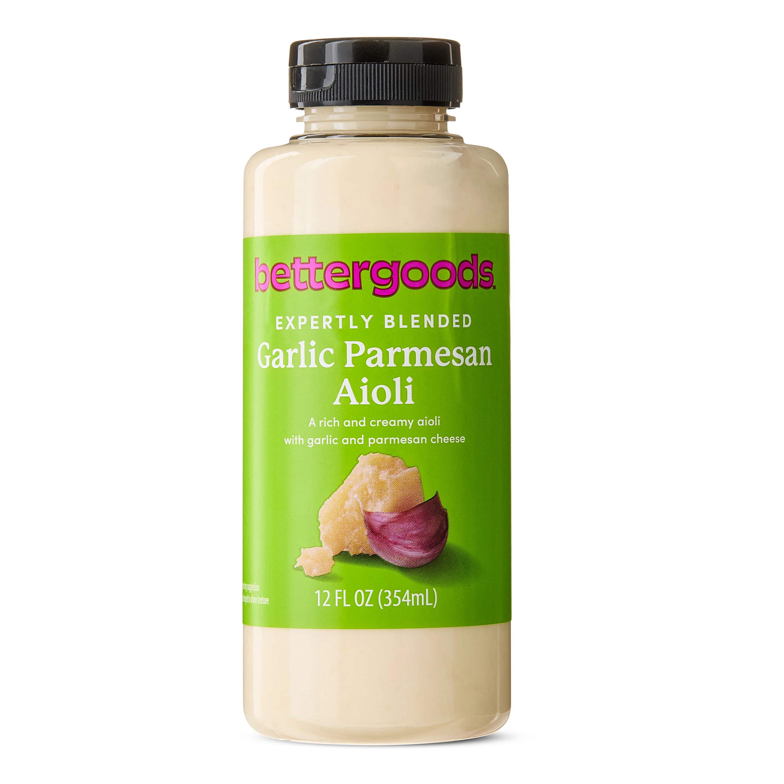 bettergoods Expertly Blended Garlic Parmesan Aioli Spread, 12 fl oz | Walmart (US)