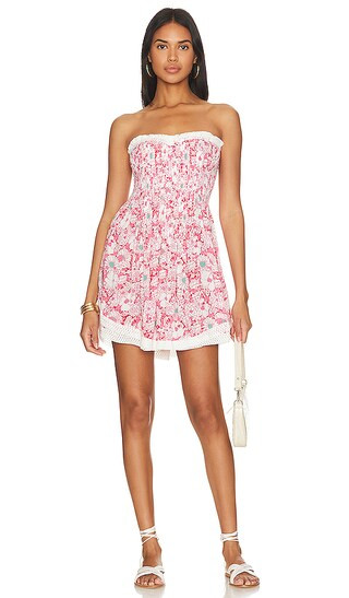 Claire Bandeau Dress in Pink Mid 70's Garden | Revolve Clothing (Global)