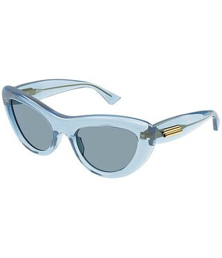 Women's Transparent Curvy 53mm Cat Eye Sunglasses | Dillard's