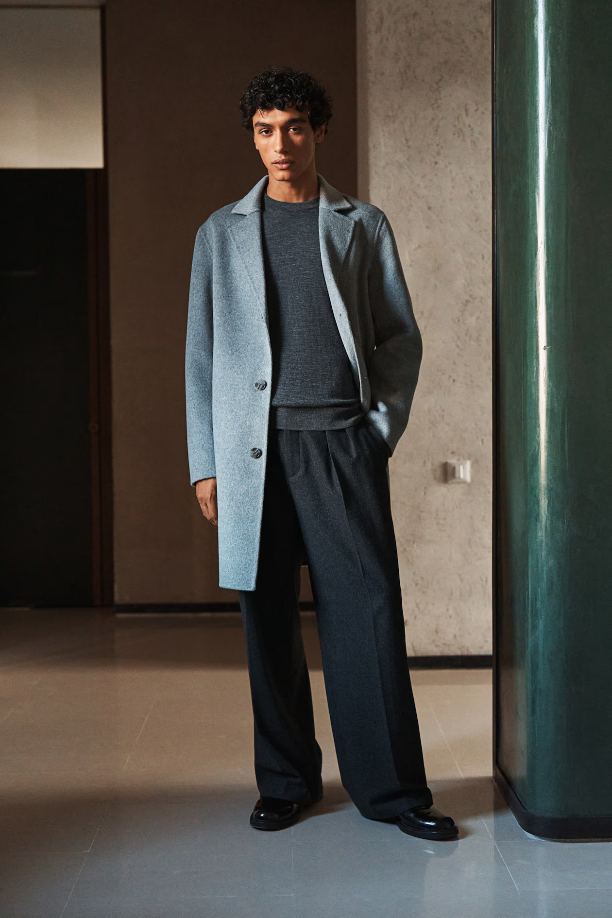 Wool Coat - Gray - Men | H&M US | H&M (US + CA)