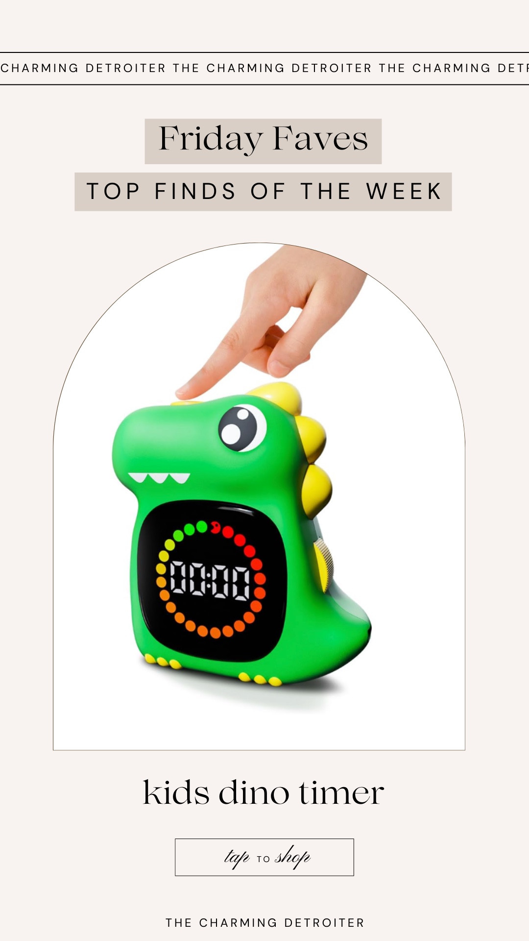 Make toothbrushing more fun for your kids and toddlers with this dinosaur timer

#LTKKids #LTKHome #LTKBaby